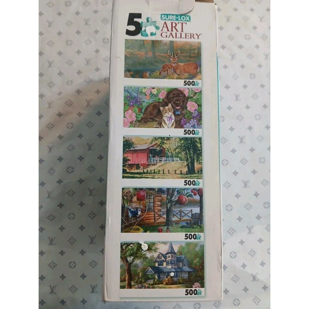 Sure-Lox 5 Art Gallery.  2500 total pieces.  Five separate inside